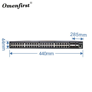 <span class=keywords><strong>6</strong></span>-<span class=keywords><strong>Port</strong></span> 10 Gigabit quang SFP 48 <span class=keywords><strong>Port</strong></span> RJ45 tự thích ứng Ethernet chuyển đổi băng thông quản lý PoE chuyển đổi - Product Image 3