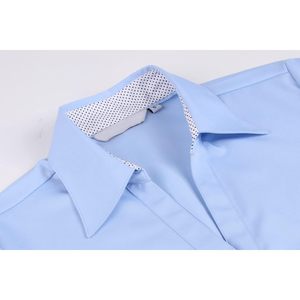 Camisa de Mujer Personalizada con Botones, Manga Larga, Sin Arrugas, Blusa de Trabajo Informal, Top de Popelina - Product Image 3