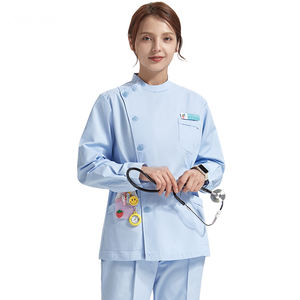 Conjuntos de uniformes médicos BESTIN para hombres y mujeres 35% algodón 65% poliéster uniforme de enfermería duradero mujeres hombres enfermera ropa de trabajo trajes - Product Image 6