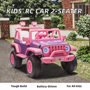 Coche de juguete con control remoto de doble puerta <span class=keywords><strong>para</strong></span> niños, de 2 plazas, con batería, <span class=keywords><strong>para</strong></span> paseos en coche <span class=keywords><strong>para</strong></span> bebés - Product Image 6