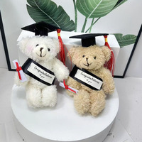 Mini Ours en Peluche de Remise de Diplôme, Ours Docteur, Jouets en Peluche Douce pour Enfants, Cadeau Académique pour Étudiants, Faveurs de Fête
