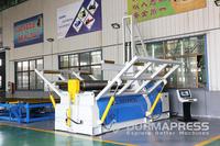 Machine de cintrage à 4 rouleaux CNC Durmapress 20x2500 avec pré-cintrage synchronisé pour le façonnage de coques de chaudières en tôle épaisse