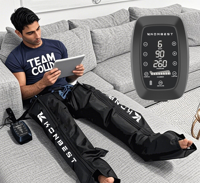 8 Chambers Electric Sports Recovery Massage Air Compression Boots Therapy Leg Massager Physiotherapy Machine