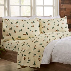 Hot Bán 4Pcs Sợi Nhỏ In Ấn Tấm Đặt Bán Buôn Bộ Đồ Giường Sang Trọng Nữ Hoàng Kích Thước Bộ Đồ Giường Đặt - Product Image 2