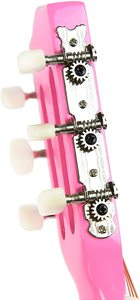 <span class=keywords><strong>Chitarra</strong></span> in Legno <span class=keywords><strong>Rosa</strong></span> da 30 Pollici per Bambini, Ragazze e Ragazzi Principianti con Corde in Nylon - Product Image 6
