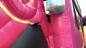 Castillo Inflable con Tobogán Temático de Carruaje de Princesa, Castillo Hinchable con Carruaje Real <span class=keywords><strong>para</strong></span> Alquiler en Fiestas - Product Image 6