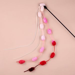 Nuevo Juguete Interactivo para Mascotas con Campana, para el Entrenamiento de Gatos, con Bola de Peluche Colorida, en Oferta - Product Image 3