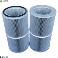 Filtre à cartouche d'air antistatique cylindrique en PTFE pour collecteur de poussière de revêtement chimique industriel antidéflagrant