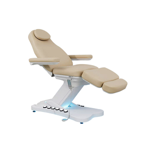 Cama Eléctrica Moderna Qunpeng para Spa Facial y Pestañas, Mueble de Salón de Belleza, Mesa de Masaje con Luz y Pedal - Product Image 5