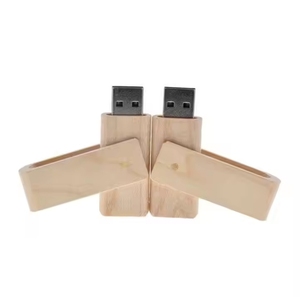 Custom Logo Wooden Pen Flash Drives Full Capacity Wood Waterproof Twist Usb <b>Memory</b> Stick - Product Image 3