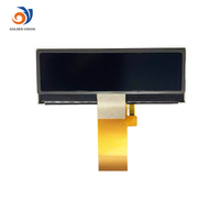 Modul LCD Goldenvision COG DFSTN 256*64 Port Serial Kustom LED Backlight Dot Matrix Kendaraan -30~+80 Suhu Operasi