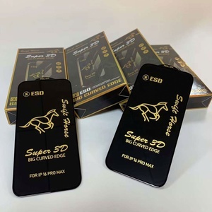 ESD Chống Tĩnh Màu Đen Vàng Tempered Glass Bảo Vệ Màn Hình Nhà Màn Hình Cho Đối Với iPhone Đối Với Samsung Xiaomi-Tất Cả Các Điện Thoại Di Động Chế Độ - Product Image 3