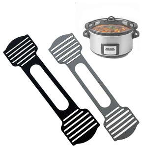 Couvercle en silicone avec sangle de transport et loquet pour autocuiseur <span class=keywords><strong>Ninja</strong></span> Crockpot - Product Image 1