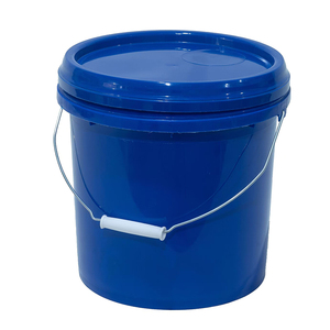 Cubo Redondo de PP de Alta Calidad <span class=keywords><strong>Yusu</strong></span> de 5 Galones, 10L, 15L, 20L, Resistente, Ecológico, de Grado Alimenticio, Reciclable, con Tapa y Asa, para Pintura al Óleo - Product Image 1