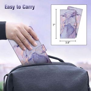 Funda para Libreta de Cheques de Cuero Sintético Larga FINTIE, con Bloqueo RFID Personalizado, Gran Capacidad, Registro Estándar, Duplicado de Cheques, Porta Tarjetas y Bolígrafos - Product Image 3