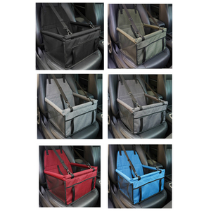 Durable <strong>Pet</strong> Car <strong>Booster</strong> Seat Dog Front Protector Car Seat with Zipper Storage Pocket Suitable for Small Medium <strong>Pets</strong> up to 20 Lbs - Product Image 2