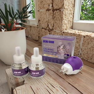 Diffuseur OEM 1 + 2 recharges Diffuseur de phéromones pour <span class=keywords><strong>chat</strong></span> pour un soulagement apaisant Produits pour animaux domestiques pour aider les chats à rester plus détendus - Product Image 3
