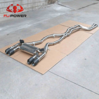 Système d'échappement Cat-back pour BMW F80 M3 F82 F83 M4, silencieux simple en acier inoxydable, valve d'échappement Cat-back