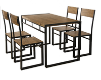 Ensemble de 6 chaises et 1 table de salle à manger