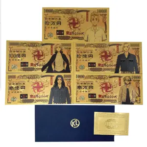 Cartes en or Souvenir de Tokyo 11 modèles, cadeau de collection pour Souvenir