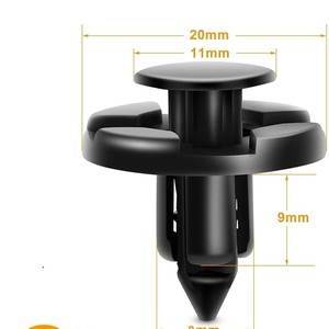 Clips de Reparación Automotriz Subaru: Sujetadores de Empuje de Deslizamiento Suave 90914-0007, 90913-0067, 90914-0051 (100 Unidades) - Product Image 4
