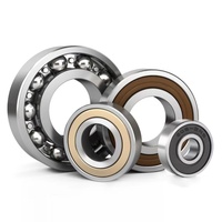 Roulement à billes à gorge profonde radial à une rangée 6205-2RS, étanchéité en caoutchouc, acier chromé pour moteur électrique et pompe à eau agricole