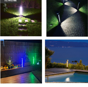 Lampioni Solari <span class=keywords><strong>da</strong></span> Esterno a LED per <span class=keywords><strong>Giardino</strong></span>, Colonne, Prati, Sentieri e Parchi con Sensore Vocale - Product Image 6