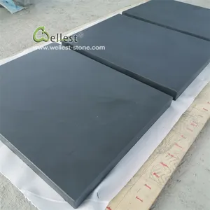 industry golden supplier high end black slate pavers 24x24 stone tiles floor