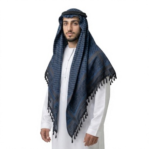 Wholesale Custom Checkered Tassel Triangular Viscose Men <b>Scarf</b> Winter Warm Headwrap Daily Use Wrap Bulk - Product Image 2