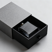 Caja de perfume de cajón rígido de embalaje respetuoso con el medio ambiente a granel, pedido pequeño de calidad superior aceptado, estilo de cajón de Material reciclable
