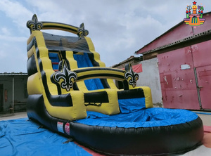 NOVA - Tobogán Acuático Inflable para Exteriores con <span class=keywords><strong>Piscina</strong></span> para Niños, Calidad Comercial - Product Image 3