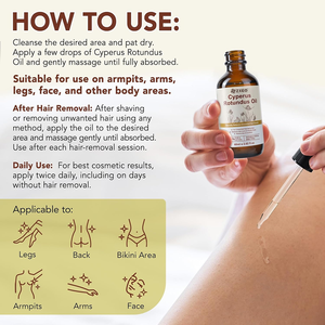 Aceite Esencial de Cyperus Rotundus 100% Puro y Natural, Aceite Esencial para el Cabello, Aceite de Cyperus Prensado en Frío para el Cuidado de la <span class=keywords><strong>Piel</strong></span> y el Cuerpo - Product Image 5