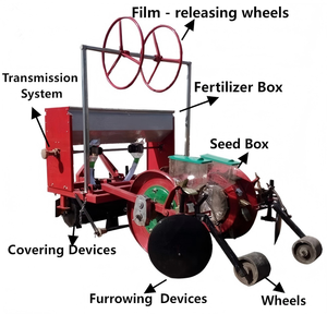 جديد رذاذ هيدروليكي الري بالتنقيط الفول السوداني بذارة البط فيلم اللكم زارع مع بذارة البذور أولا نشر الفيلم ثم زرع - Product Image 5
