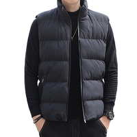 2024 Otoño Invierno HeatTech Outwear Sudeste Asiático Oriente Medio Moda Stand Collar Casual Slim Chaleco para hombres