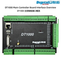 Contrôleur de mouvement CNC industriel DT1000 à écran tactile, 3-5 axes, hors ligne, avec ATC, sonde 3D, Modbus, double axe X/Y, type portique