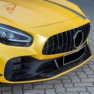Pare-chocs de voiture PP + Kit carrosserie en fibre de carbone sèche pour AMG GT GTC GTS GTR Mise à niveau vers le style de pare-chocs GTR PRO - Product Image 2