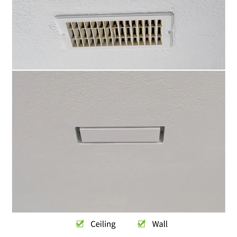Ventilação de ar para drywall Lakeso, ventilação Hvac, ventilação de plástico, parede de descarga, ventilação