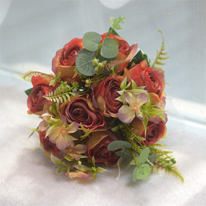 Bouquet di Fiori di Seta <span class=keywords><strong>per</strong></span> Matrimonio, Stile Angelico Coreano, Fatto a Mano, <span class=keywords><strong>per</strong></span> Cerimonia e Servizio Fotografico - Product Image 3