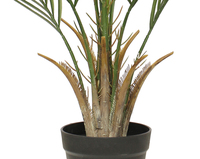 Palmier en soie artificiel de luxe moderne de 90cm, plante artificielle de style bonsaï pour la décoration de table d'extérieur de salon