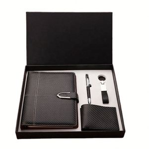 Ensemble cadeau d'affaires haut de gamme pour entreprise avec porte-clés, clé USB et portefeuille, cadeau de conférence, souvenir, articles cadeaux - Product Image 4