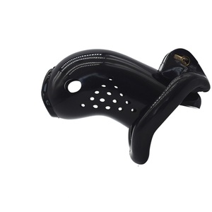 Dispositivo de Castidad Masculina con Forma de Pez Dorado, Candado de Resina, Juguetes SM para Entrenamiento del Bajo Cuerpo para Adultos HUAWEN HW-ML250047 - Product Image 1