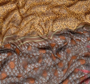 2025 Thiết Kế Mới Không Có Moq Tùy Chỉnh Kỹ Thuật Số In 100% Polyester Dệt Vải Cho Phụ Nữ Ăn Mặc Quần Áo Chất Liệu Voan Trọng Lượng Nhẹ - Product Image 3