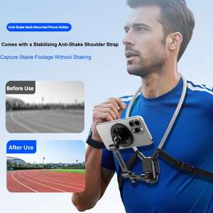 Portatelefono in Silicone morbido <span class=keywords><strong>supporto</strong></span> <span class=keywords><strong>per</strong></span> collo <span class=keywords><strong>magnetico</strong></span> ergonomico braccio regolabile sport Vlogging <span class=keywords><strong>telefono</strong></span> cellulare leggero - Product Image 2