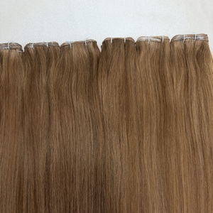 Extensions de cheveux vierges européens doublement étirés de qualité salon, vente en gros, haute qualité, sans retour, cheveux humains longue durée de vie, trame Genius - Product Image 5