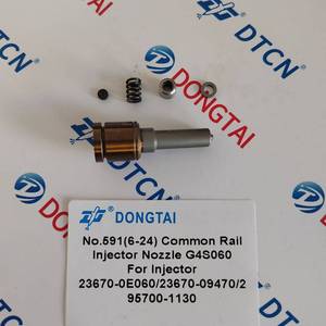 NO.591(6-24) G4S060หัวฉีดคอมมอนเรลดีเซลสำหรับหัวฉีด23670-0E060 23670- 09470 295700-1130 - Product Image 3
