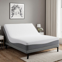 Matelas à ressorts 3D respirant moderne, lit intelligent massant, mobilier durable pour appartement, hôtel, vente en gros usine