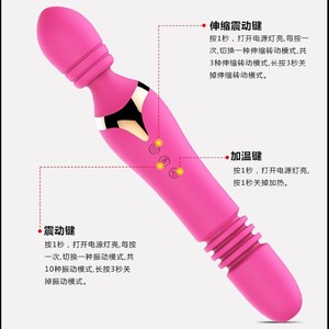 Manno female silicone USB <b>vibrator</b>, heated automatic <b>vibrator</b>, adult sex toy, passion fun tool - Product Image 2