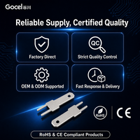 GuChuan DJ610-2.8 – Terminal à sertir en laiton étamé, estampé et à insertion directe pour connexions de câbles automobiles