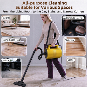 Dual Suction Blowing Design Electric <b>Vacuum</b> Cleaner Low Noise For Household Workshop Pet Hair Cleaning Outdoor Patio Garage - Product Image 6