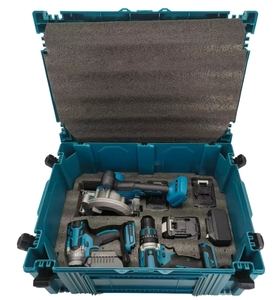 Ensemble d'outils de 5 pièces, <span class=keywords><strong>tournevis</strong></span> sans fil professionnel 21v avec chargeur de batterie au lithium-ion pour la réparation, le bricolage et l'utilisation domestique - Product Image 2